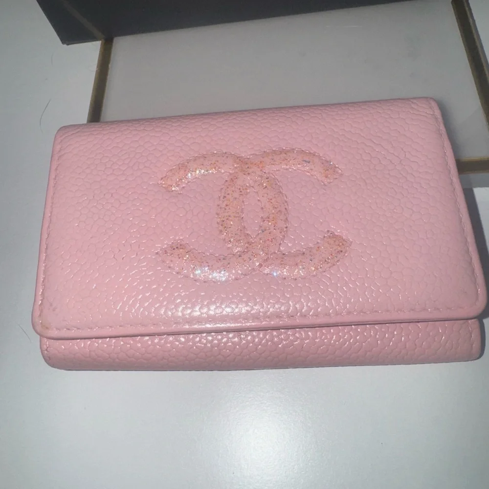 CHANEL Pink Key and Card Holder w/ Box, Dust Bag, and Bag. P - Picture 11 of 14